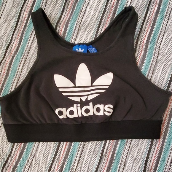 adidas Tops - Adidas Spellout Bra Top Size Large